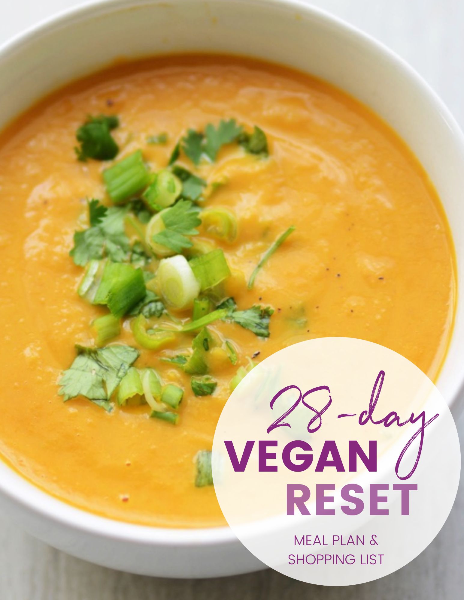 28-Day Vegan Meal Plan & Shopping List #3